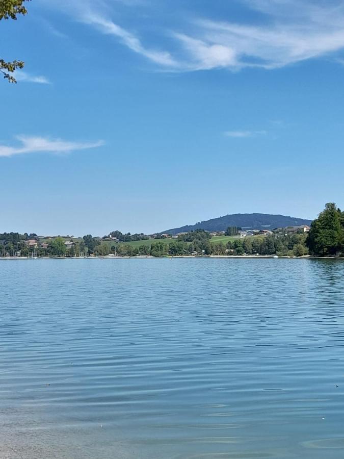 Mobilheim Chalet Bei Georg Seekirchen am Wallersee Exteriér fotografie